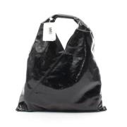 Pre-owned Leather totes Maison Margiela Pre-owned , Black , Dames