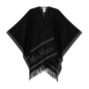 Poncho Hilde Max Mara , Black , Dames