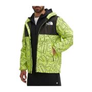 Waterdichte Limoengroene Jas The North Face , Multicolor , Heren