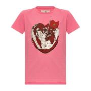 Bedrukt T-shirt Vivienne Westwood , Pink , Dames