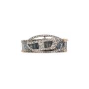 Denim Riem B-1Dr Strass Diesel , Blue , Dames