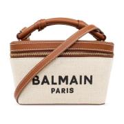 Schoudertas Balmain , Beige , Dames