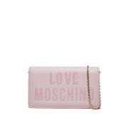 Paillet Schoudertas Love Moschino , Pink , Dames