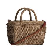 Gehaakte Raffia Cocktailtas Ibeliv , Beige , Dames