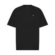 Leos Zwart Tee Stijlvol Aeden , Black , Heren