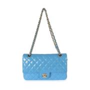 Pre-owned Leather crossbody-bags Chanel Vintage , Blue , Dames