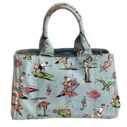 Pre-owned Canvas totes Prada Vintage , Multicolor , Dames