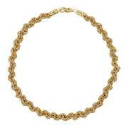 Gouden Keltische Touw Knoop Ketting Emanuele Bicocchi , Yellow , Unise...