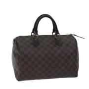 Pre-owned Canvas louis-vuitton-bags Louis Vuitton Vintage , Brown , Da...