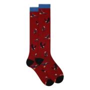 Rode sokken met adelaar motief Gallo , Multicolor , Heren