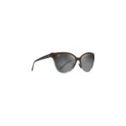 Transparante Frame Zonnebril Maui Jim , Brown , Unisex