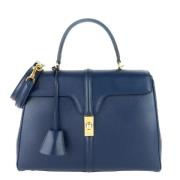 Pre-owned Leather celine-bags Celine Vintage , Blue , Dames