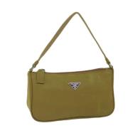 Pre-owned Nylon pouches Prada Vintage , Green , Dames