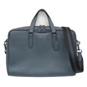 Pre-owned Leather shoulder-bags Coach Pre-owned , Blue , Dames