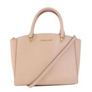 Pre-owned Leather handbags Michael Kors Pre-owned , Pink , Dames