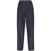 Blauwe Jeans Klassieke Stijl Brunello Cucinelli , Blue , Dames