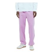 Logo Track Pants Cotton-Blend Fleece Stüssy , Purple , Heren