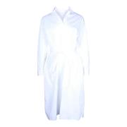 Pre-owned Cotton dresses Hermès Vintage , White , Dames