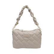 Gewatteerde Shopper met Ritssluiting La Carrie , Beige , Dames