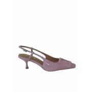 Vierkante Neus Lakleren Sandalen Bibi Lou , Purple , Dames