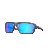 Blauwe Prizm Sapphire Zonnebril Oakley , Blue , Unisex