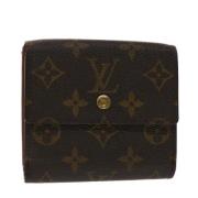 Pre-owned Canvas wallets Louis Vuitton Vintage , Brown , Dames