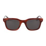 Vierkante Frame Zonnebril AR 8138 Armani , Brown , Unisex