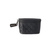 Pre-owned Leather crossbody-bags Chanel Vintage , Black , Dames