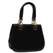 Pre-owned Leather handbags Salvatore Ferragamo Pre-owned , Black , Dam...