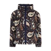 Blauwe Paisley Jas Aw23 Drole de Monsieur , Multicolor , Heren