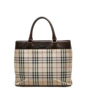 Pre-owned Canvas handbags Burberry Vintage , Multicolor , Dames