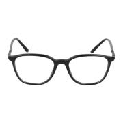 Vierkante Frame Bril Armani , Black , Unisex