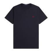 Blauwe T-shirts en Polos Fred Perry , Blue , Heren
