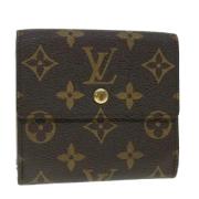 Pre-owned Canvas wallets Louis Vuitton Vintage , Brown , Dames