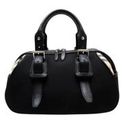 Pre-owned Fabric handbags Burberry Vintage , Black , Dames