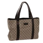 Pre-owned Leather totes Gucci Vintage , Brown , Dames