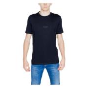 Heren T-shirt Herfst/Winter Collectie Guess , Black , Heren