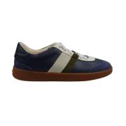 Blauwe Sneakers Stijlvolle Schoenen Salvatore Ferragamo , Blue , Dames