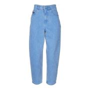 Blauwe Straight Leg Jeans Aw24 Marni , Blue , Dames