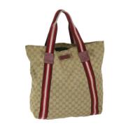 Pre-owned Canvas totes Gucci Vintage , Multicolor , Dames