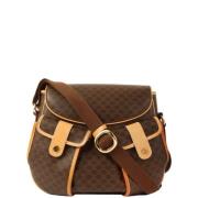 Pre-owned Canvas celine-bags Celine Vintage , Brown , Dames