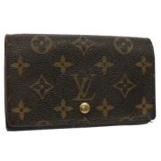 Pre-owned Canvas wallets Louis Vuitton Vintage , Brown , Dames