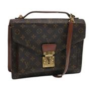 Pre-owned Canvas louis-vuitton-bags Louis Vuitton Vintage , Brown , Da...