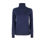 Blauwe Merino Slim Fit Sweater A.p.c. , Blue , Dames