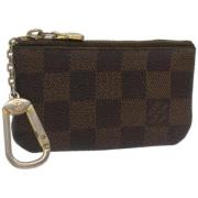 Pre-owned Canvas wallets Louis Vuitton Vintage , Brown , Dames