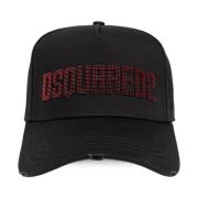 Baseball Cap Dsquared2 , Black , Heren