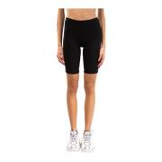 Fietsbroek met Logo Strepen Dsquared2 , Black , Dames