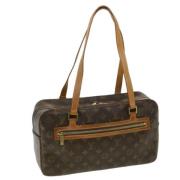 Pre-owned Canvas louis-vuitton-bags Louis Vuitton Vintage , Brown , Da...