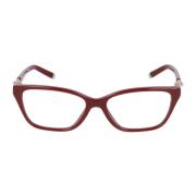 Elegante Cat-Eye Bril Tiffany , Red , Unisex