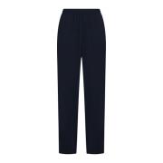 Blauwe Broek Elegante Stijl Fabiana Filippi , Blue , Dames